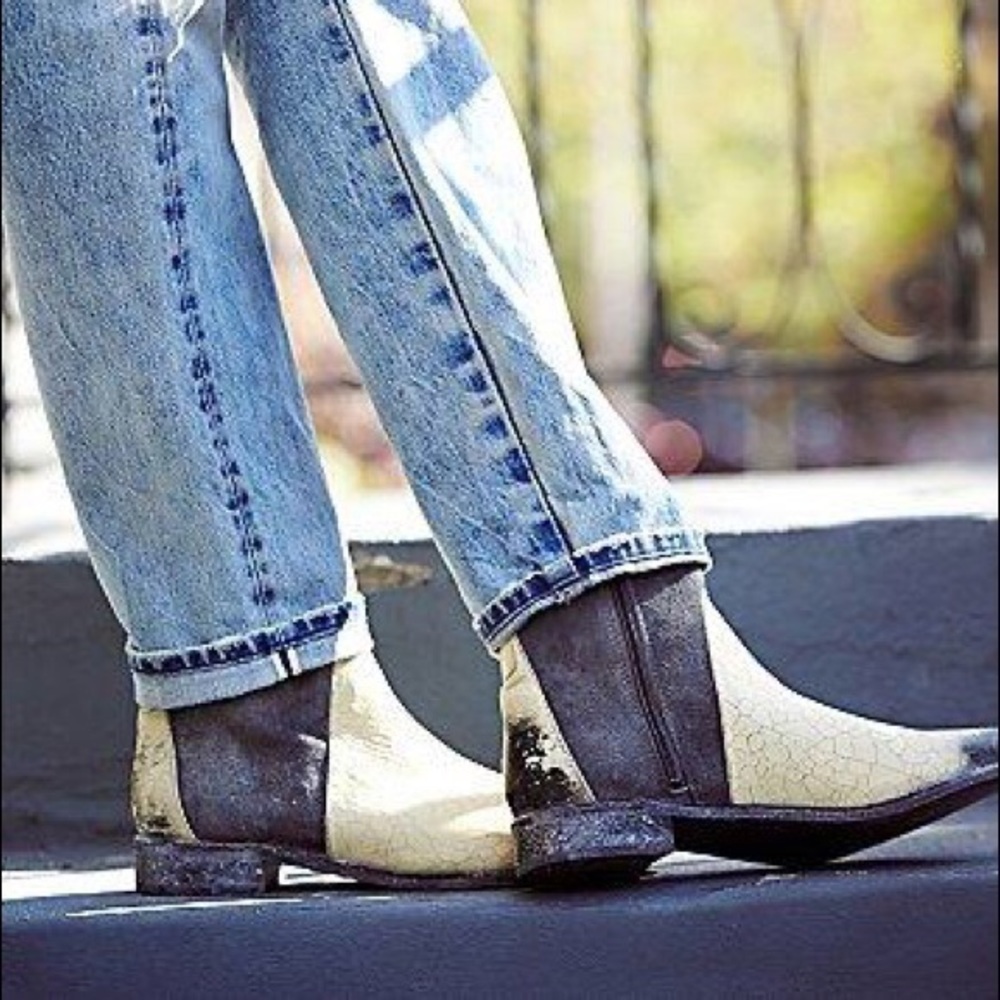 Free People Leather Ankle Boots